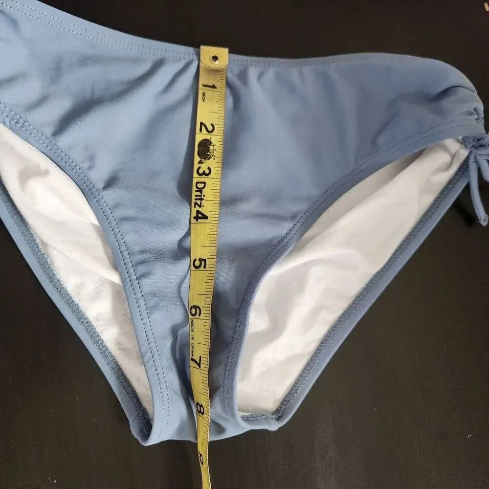 Mienque Slate Blue Girl's Bikini NWT Size Large Girl's Blue Bikini